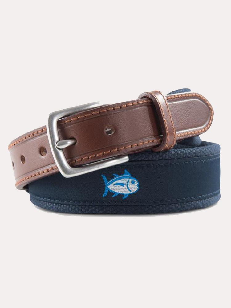 Southern Tide Boys SkipJack Ribbon Belt - Saint Bernard