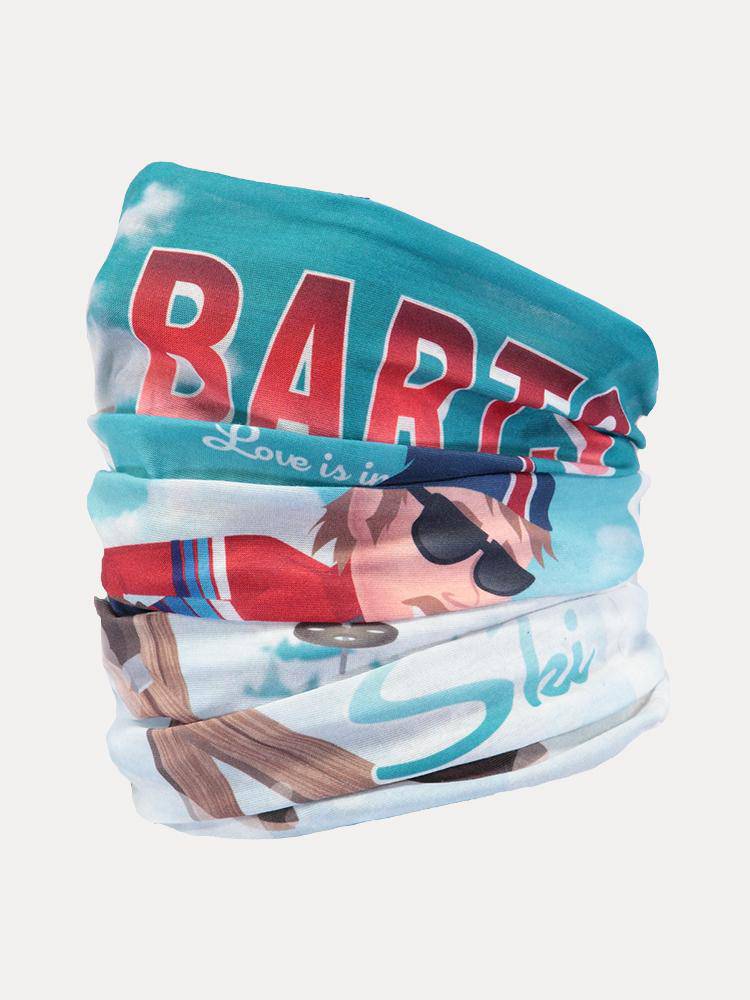Barts Women's Multicol Polar Retro Ski Neckwarmer - Saint Bernard