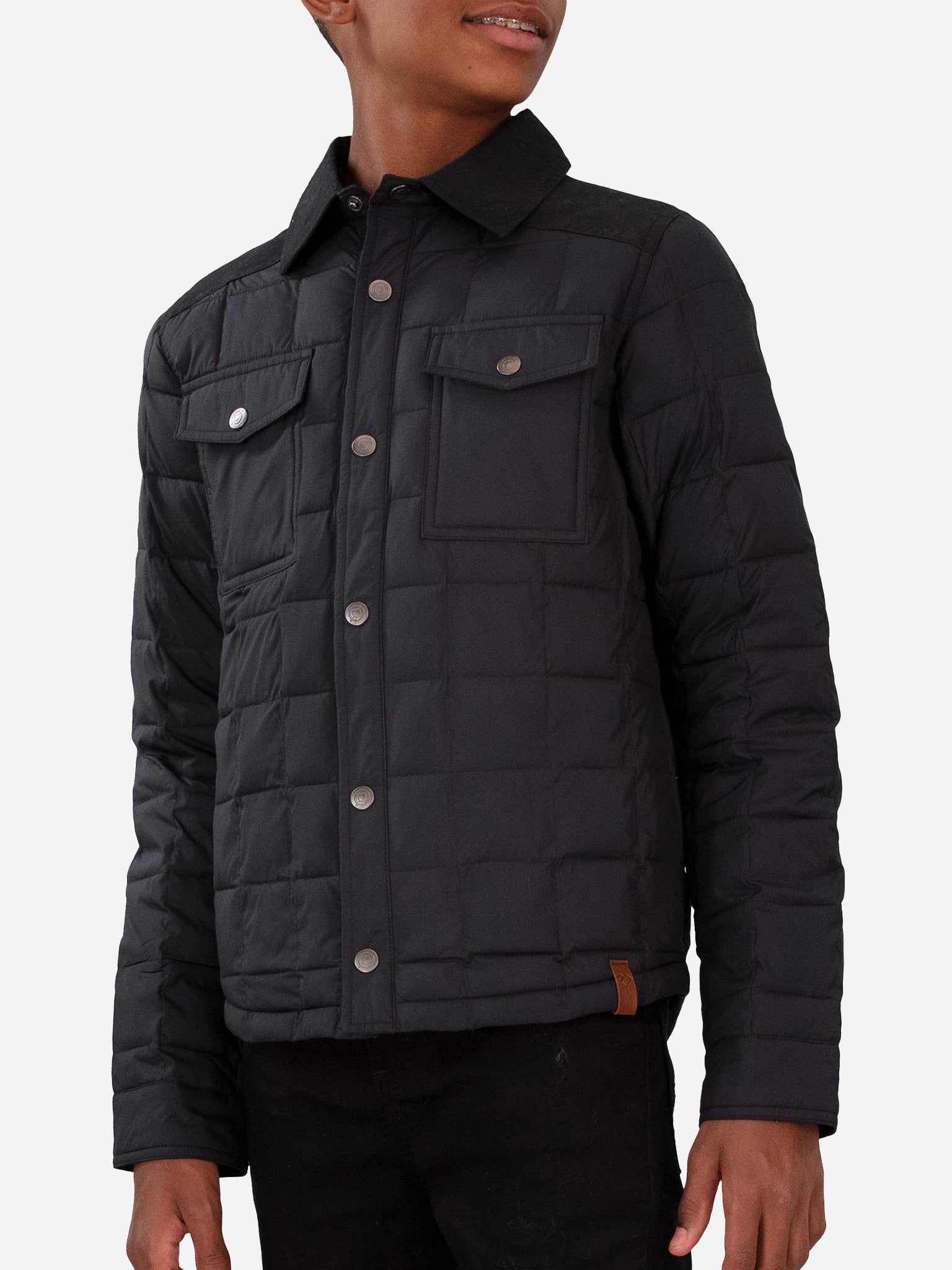 Obermeyer Teen Boys' Wilder Puffy Shirt - Saint Bernard