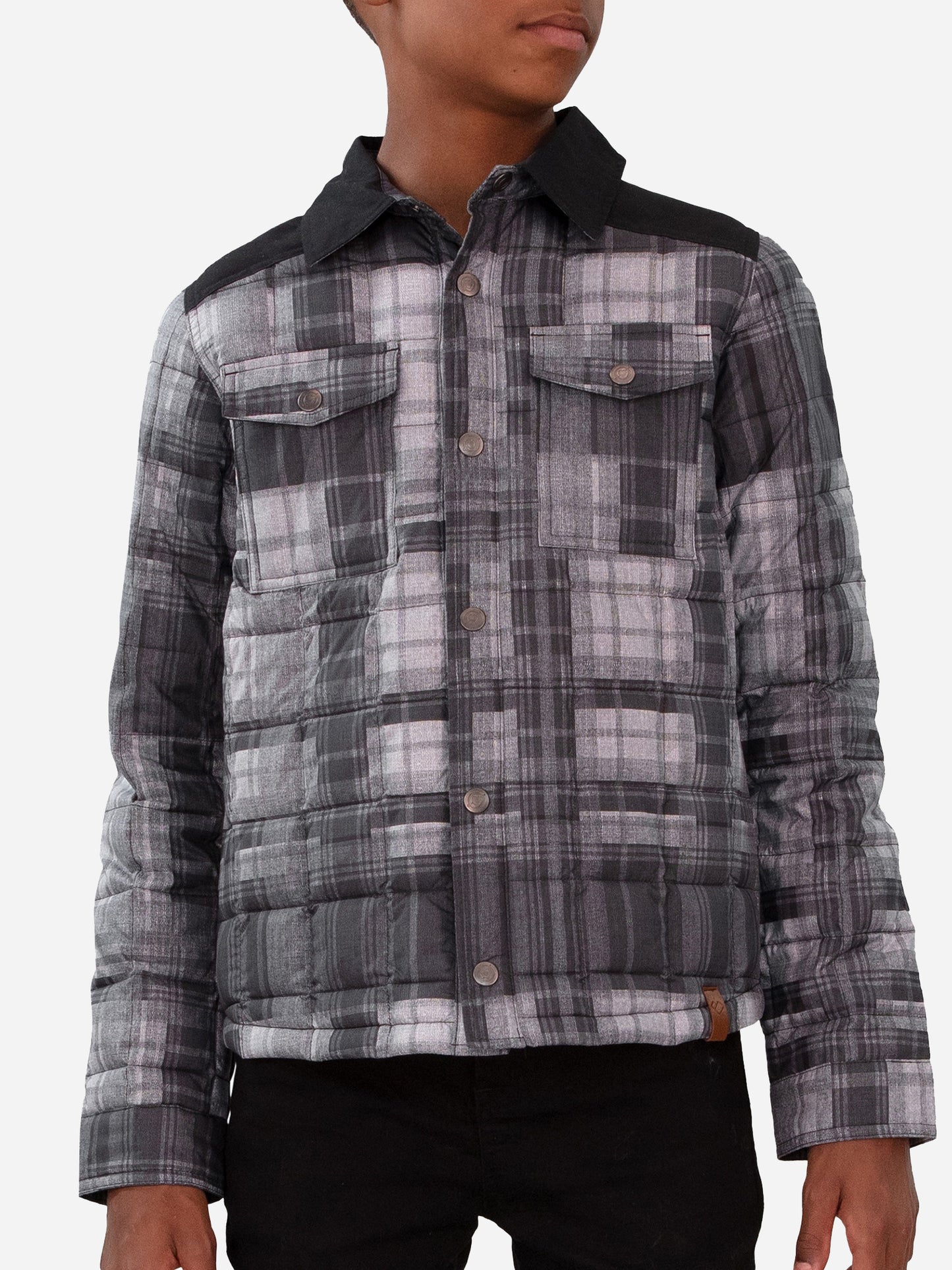 Obermeyer Teen Boys' Wilder Puffy Shirt - Saint Bernard