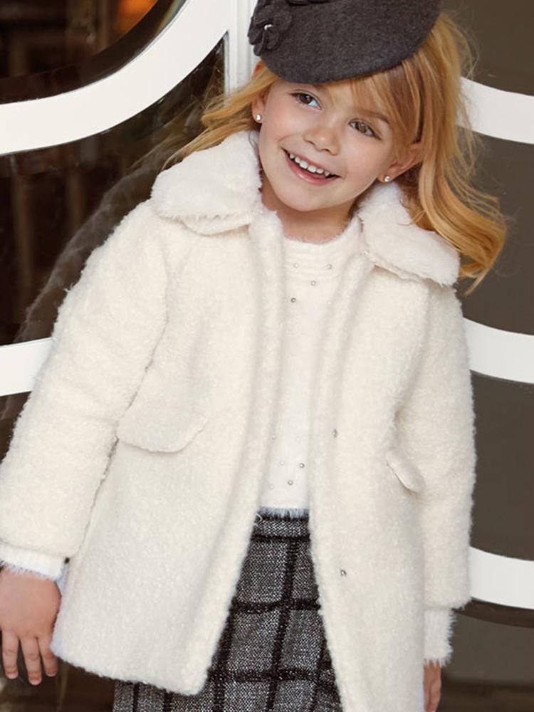 Mayoral Girls Coat Girl - Saint Bernard