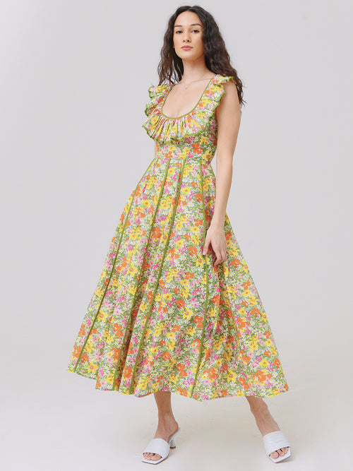 Alemais Women's Cabana Midi Apron Dress