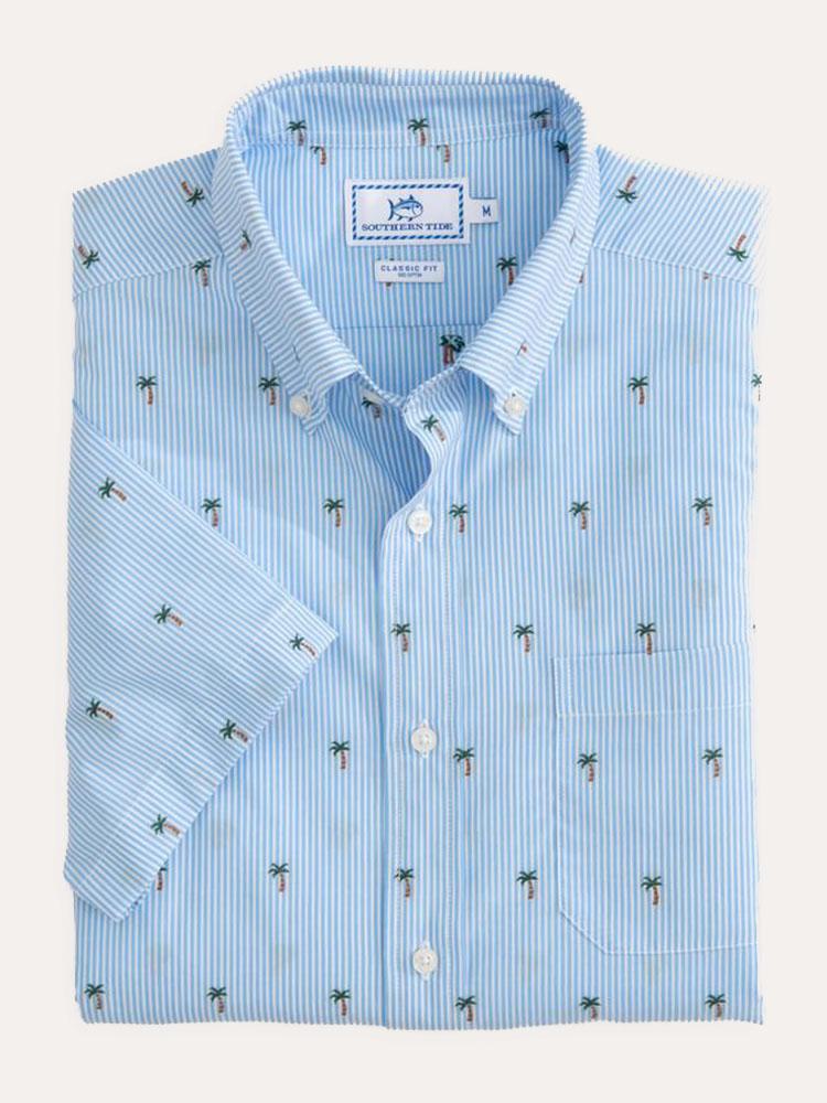 Southern Tide Men's Short Sleeve Dockshirt - Saint Bernard