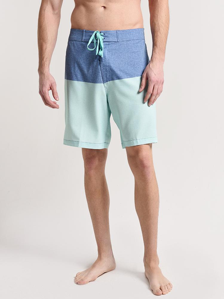 Southern Tide Heather Color Block Water Short - Saint Bernard