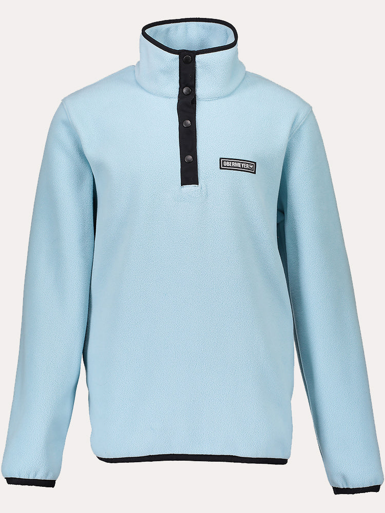 Obermeyer Boys' Boulder Fleece Sweater - Saint Bernard