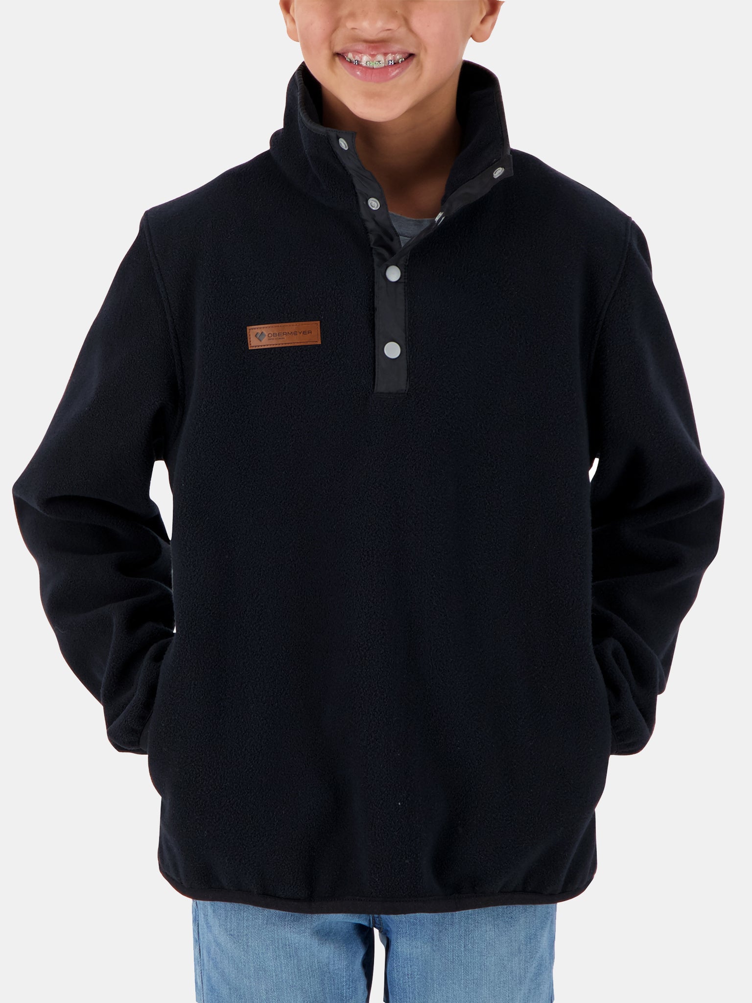 Obermeyer Boys' Boulder Fleece - Saint Bernard