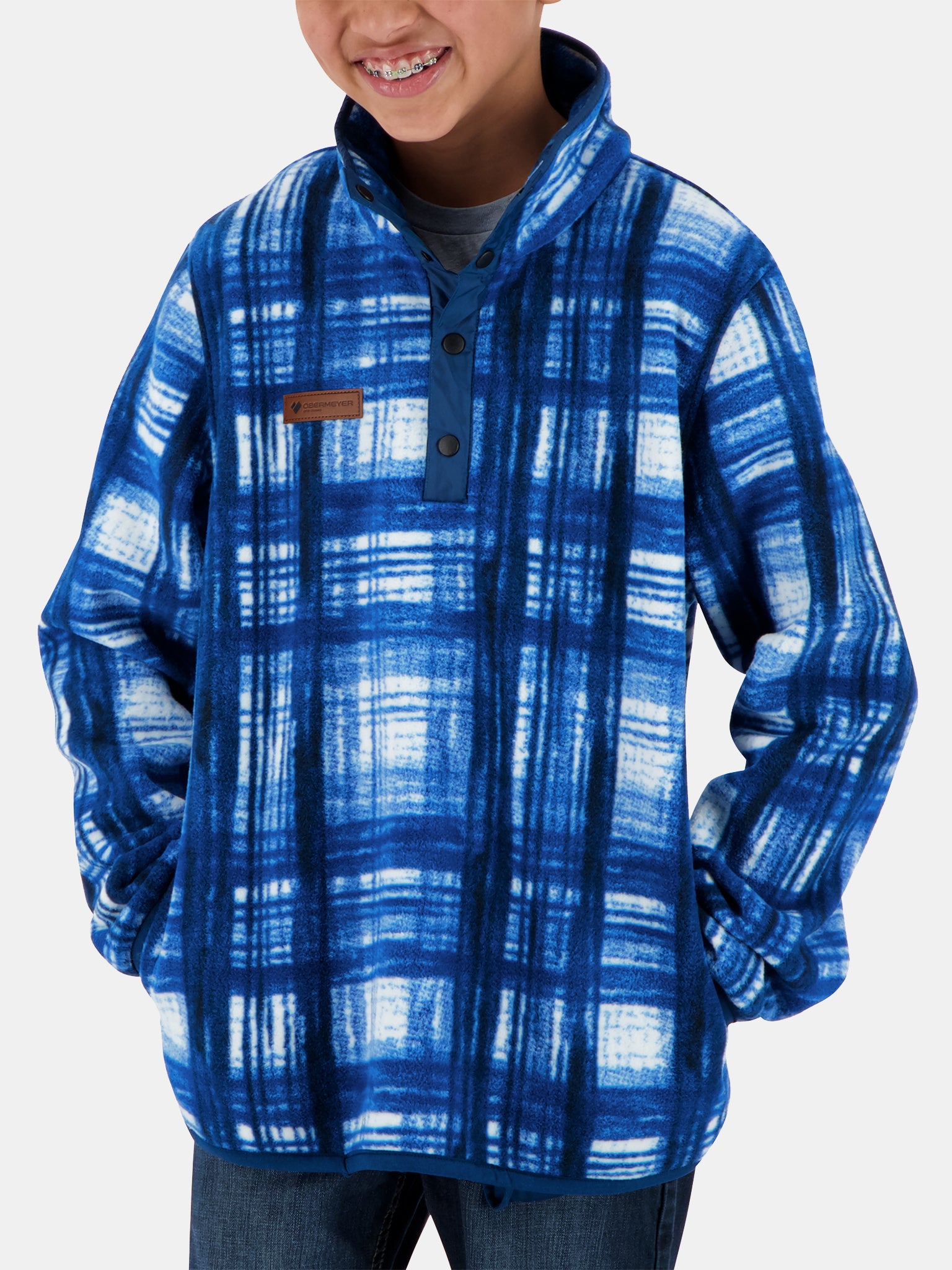 Obermeyer Boys' Boulder Fleece - Saint Bernard