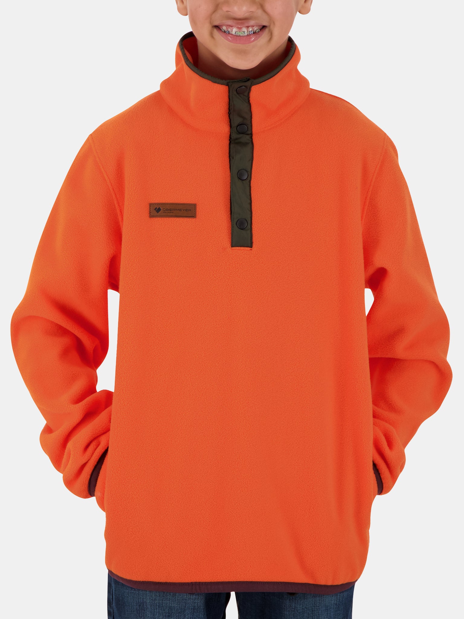 Obermeyer Boys' Boulder Fleece - Saint Bernard