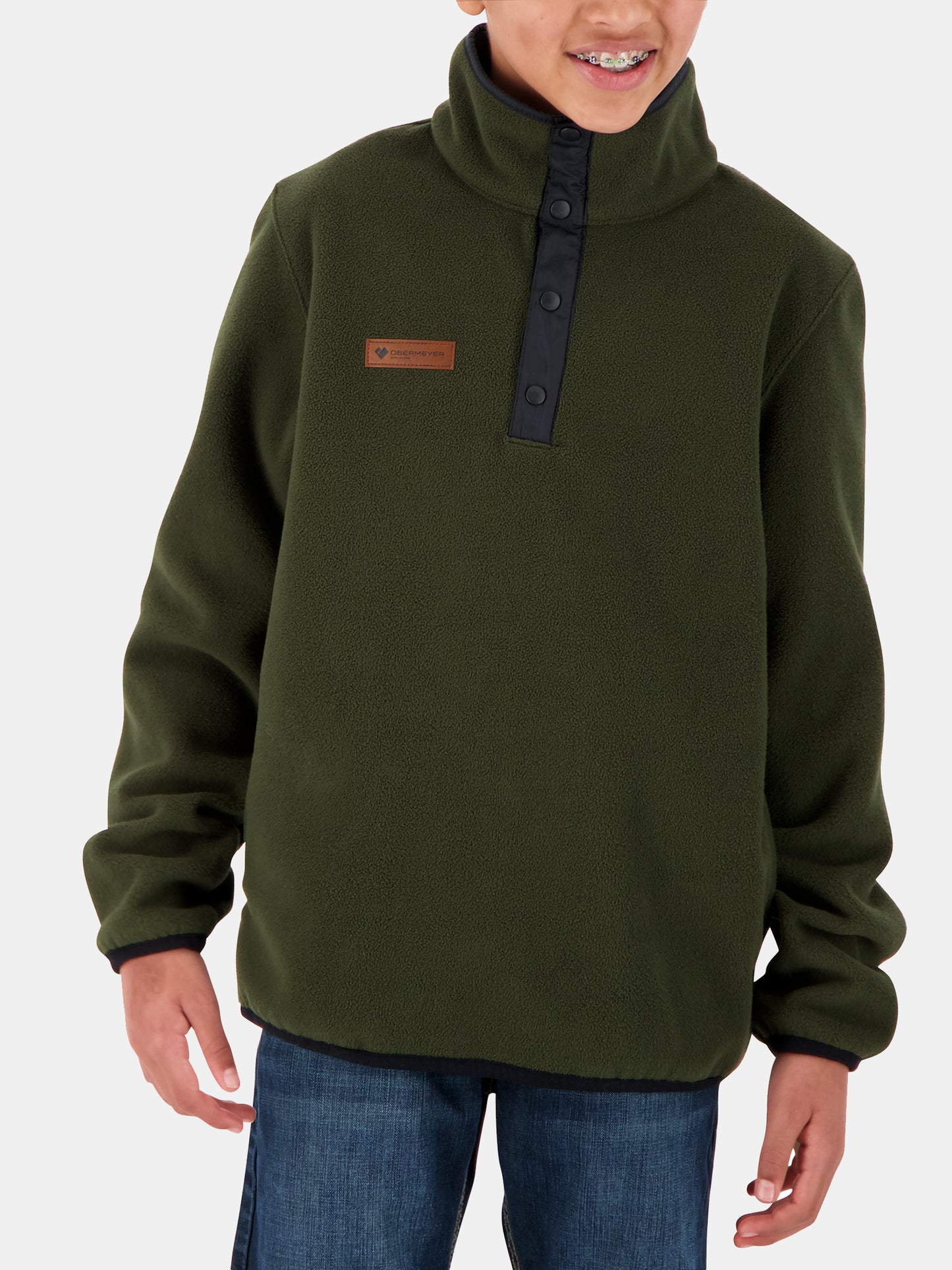 Obermeyer Boys' Boulder Fleece - Saint Bernard