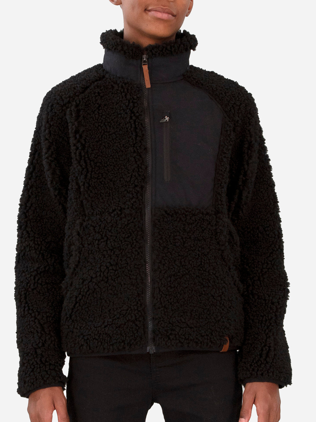 Obermeyer Teen Boys' Landry Sherpa Jacket - Saint Bernard