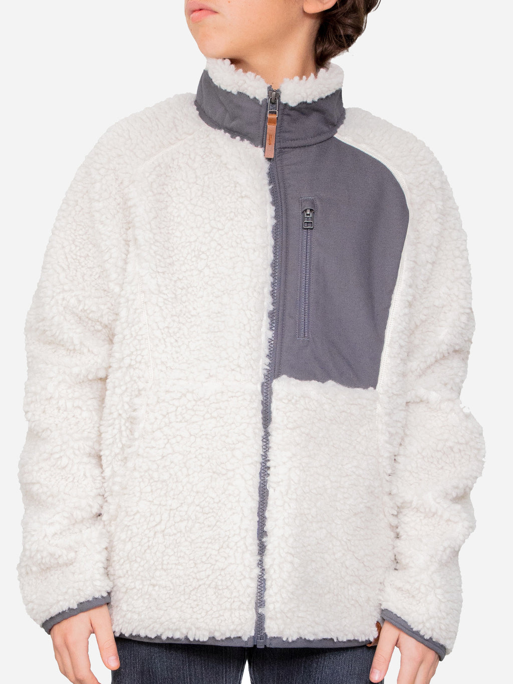 Obermeyer Teen Boys' Landry Sherpa Jacket - Saint Bernard