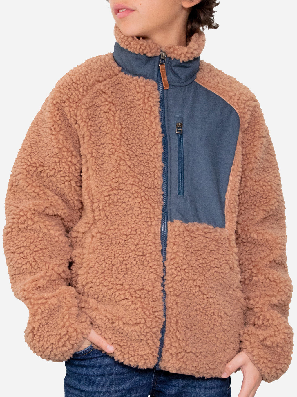 Obermeyer Teen Boys' Landry Sherpa Jacket - Saint Bernard