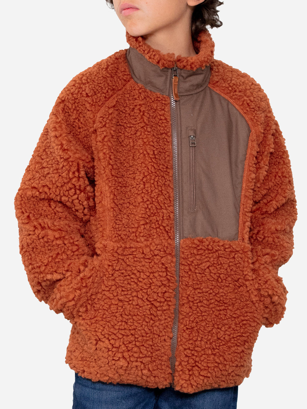 Obermeyer Teen Boys' Landry Sherpa Jacket - Saint Bernard