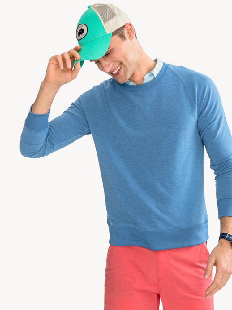 Southern Tide Men's Anchorage Crew - Saint Bernard