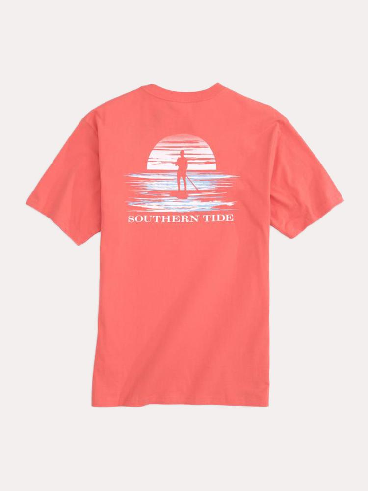 Southern Tide Men's Sunset Paddling T-Shirt - Saint Bernard