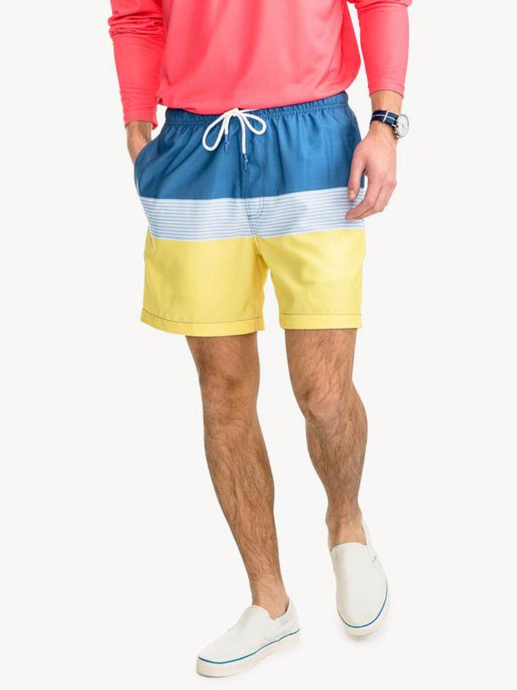 Southern Tide Men's Boogie Bay Swim Trunk - Saint Bernard