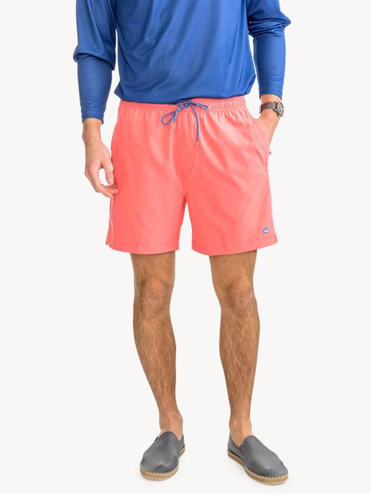 Southern Tide Men's Solid Swim Trunk - Saint Bernard