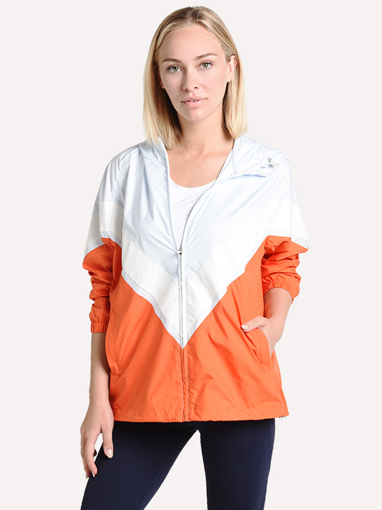 Tory Sport Chevron Windbreaker - Saint Bernard