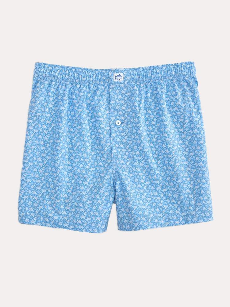 Southern Tide Men's Sea Turtle Boxer - Saint Bernard