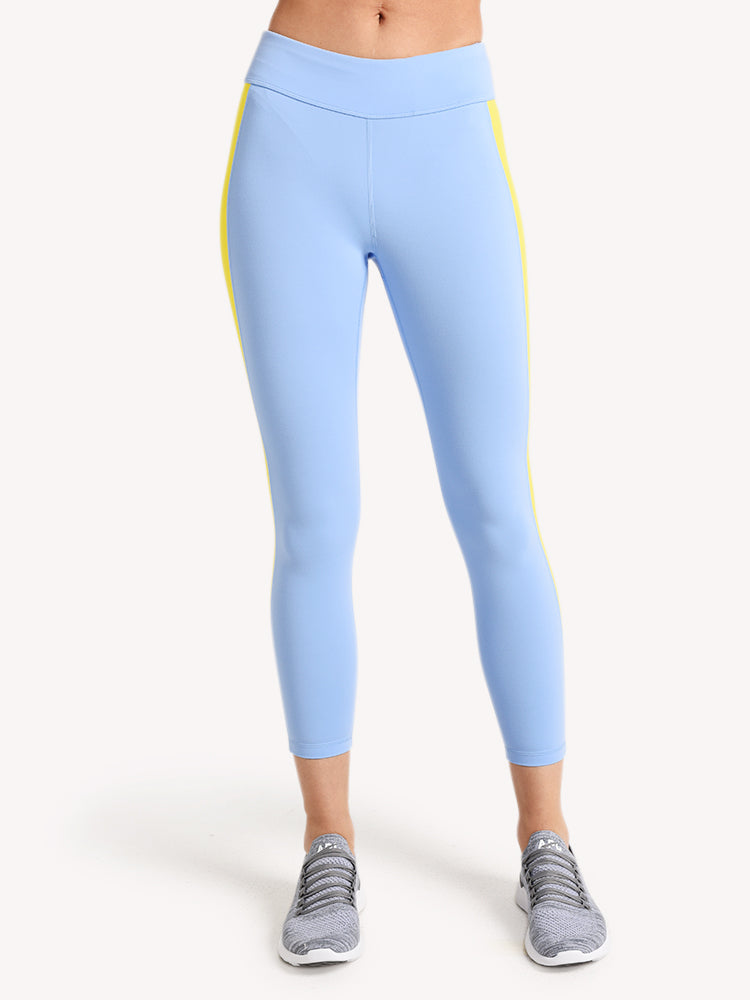 Tory Sport Colorblock 7/8 Leggings - Saint Bernard