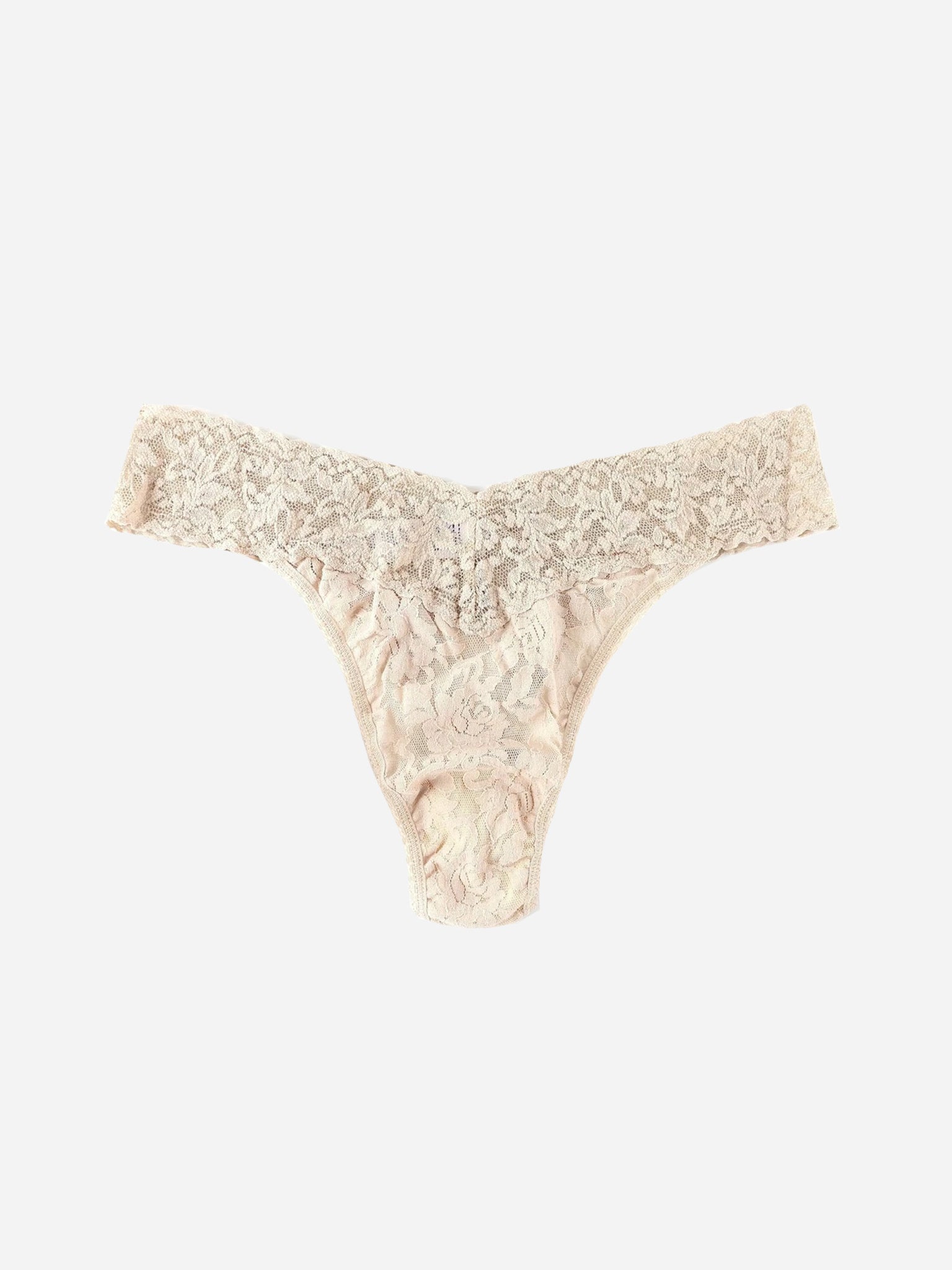 Hanky Panky Women's Signature Lace Original Rise Thong - Saint Bernard