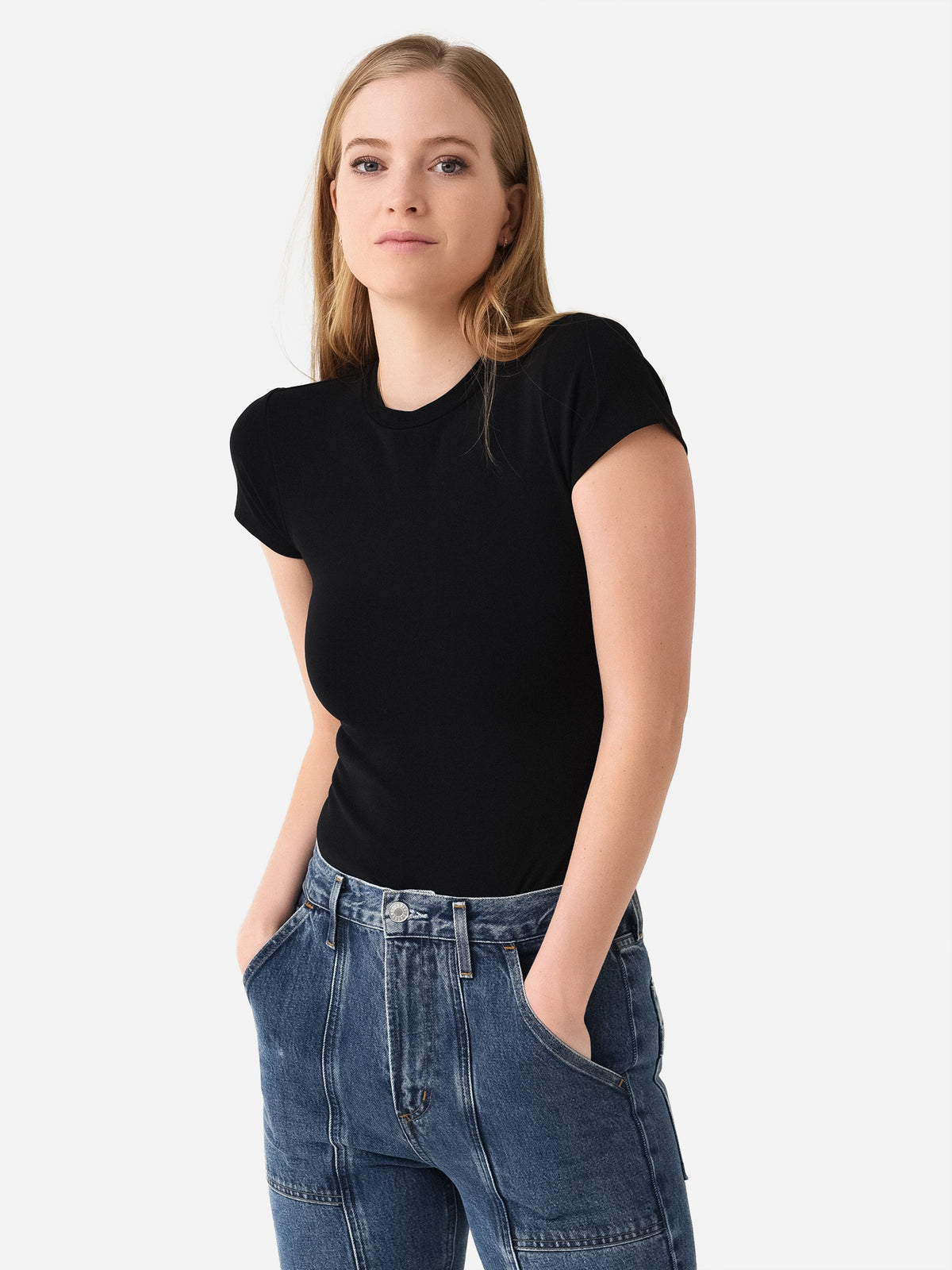 Re/Done Women's Baby Tee Bodysuit - Saint Bernard