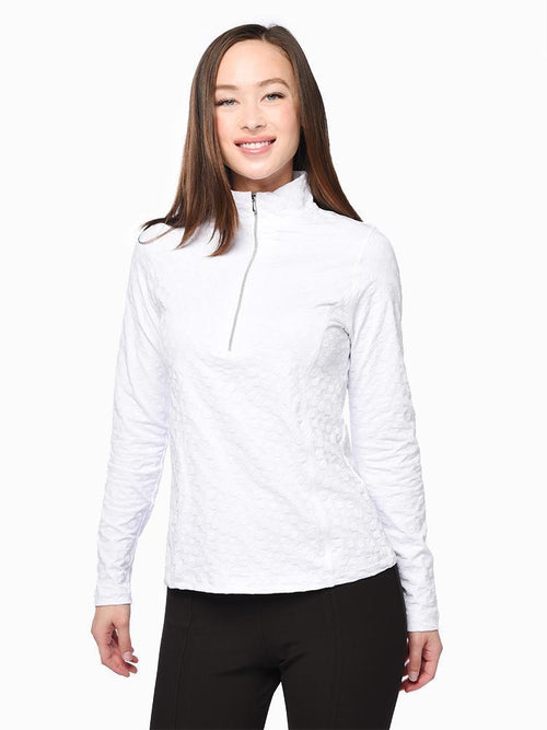 Sno Skins Dots Sport ½ Zip Neck Baselayer Top