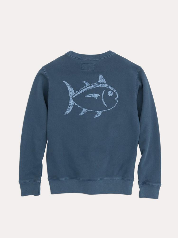 Southern Tide Boys' Skipjack Upper Deck Pullover - Saint Bernard