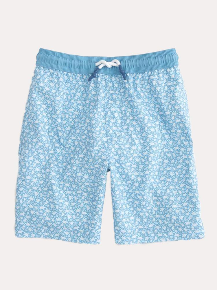 Southern Tide Boys' Sea Turtles Swim Trunk - Saint Bernard