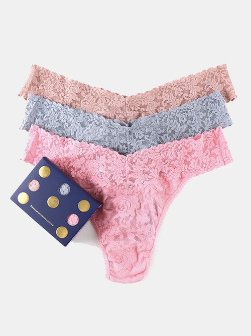 Hanky Panky Original Rise Thong Three Pack Set - Saint Bernard