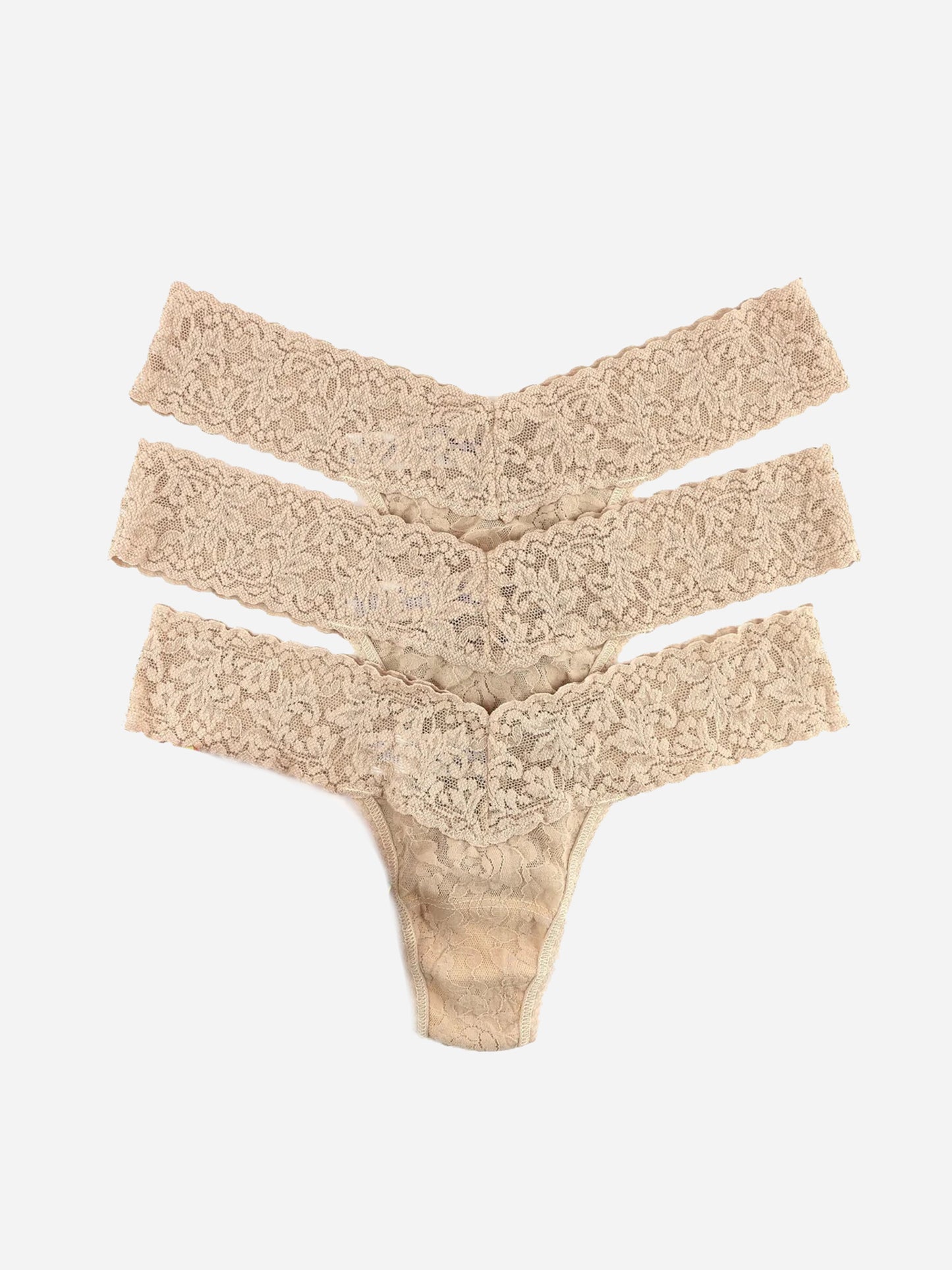 Hanky Panky Women's 3-Pack Low Rise Thong - Saint Bernard