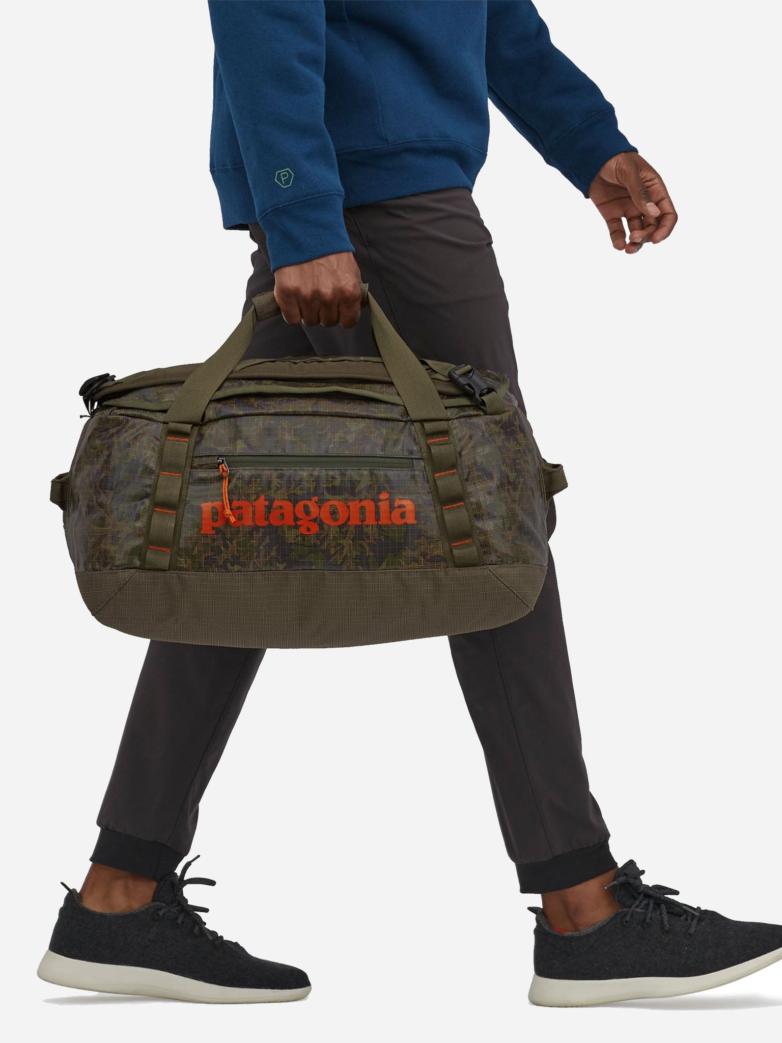 patagonia shoe bag Ultralight Black Hole Mini Hip Pack Passage Blue Made in a Fair Trade Certified factory Rolling Duffel Bag Patagonia Shoe