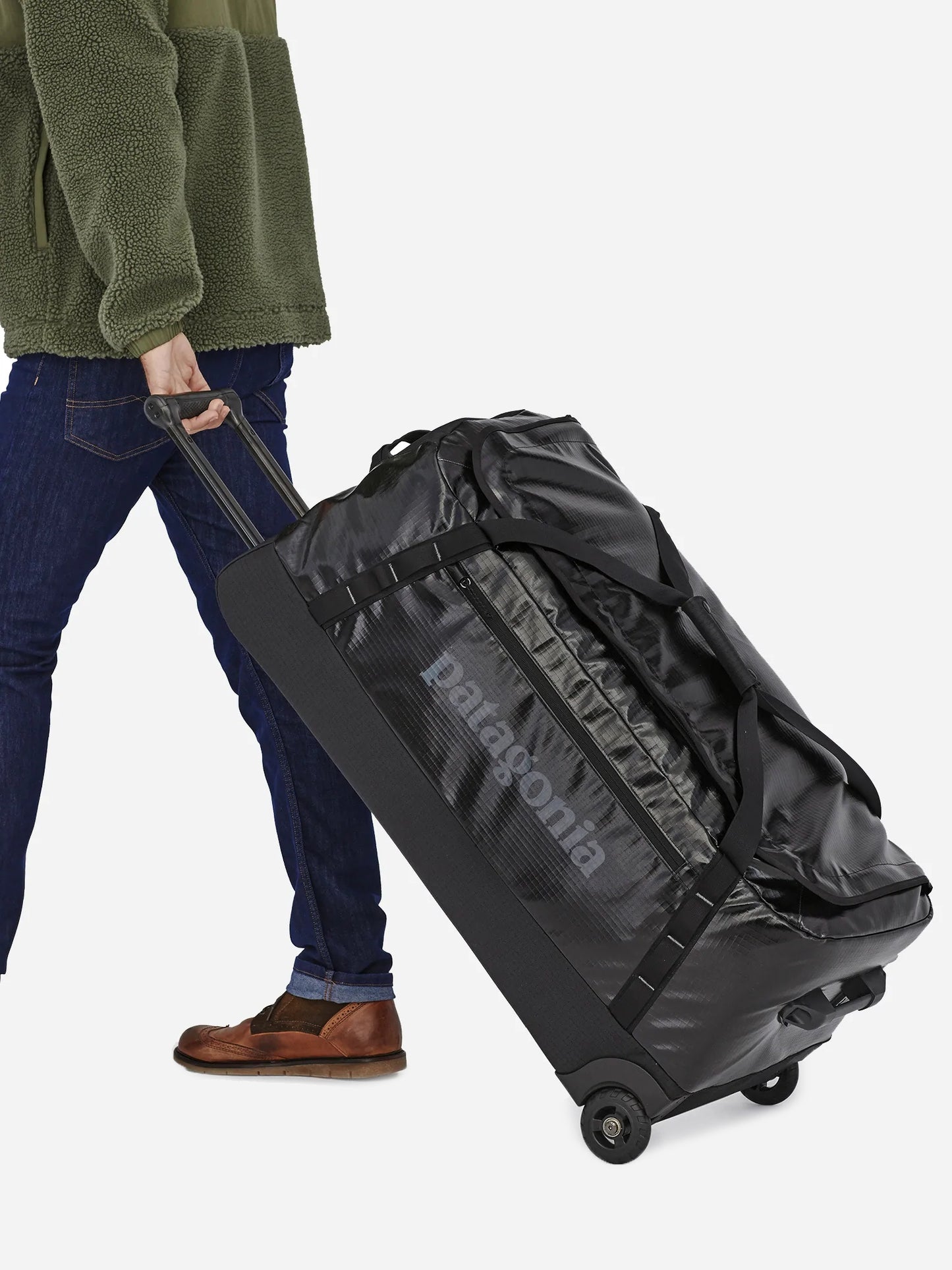 Patagonia Black Hole Wheeled Duffel Bag 100L Saint Bernard