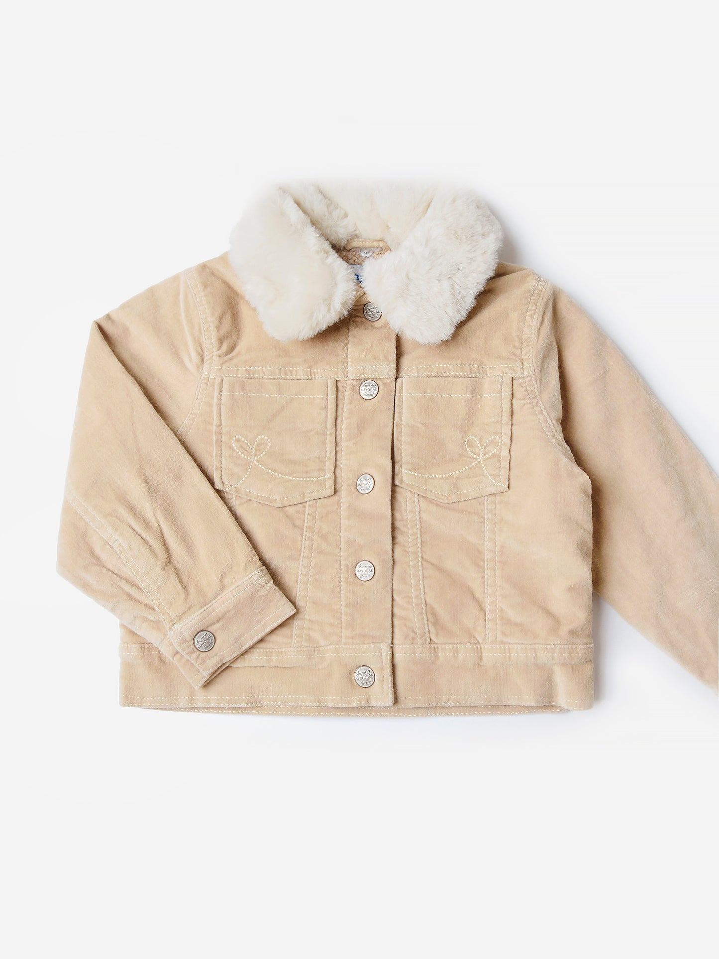 Mayoral Girls' Corduroy Jacket - Saint Bernard