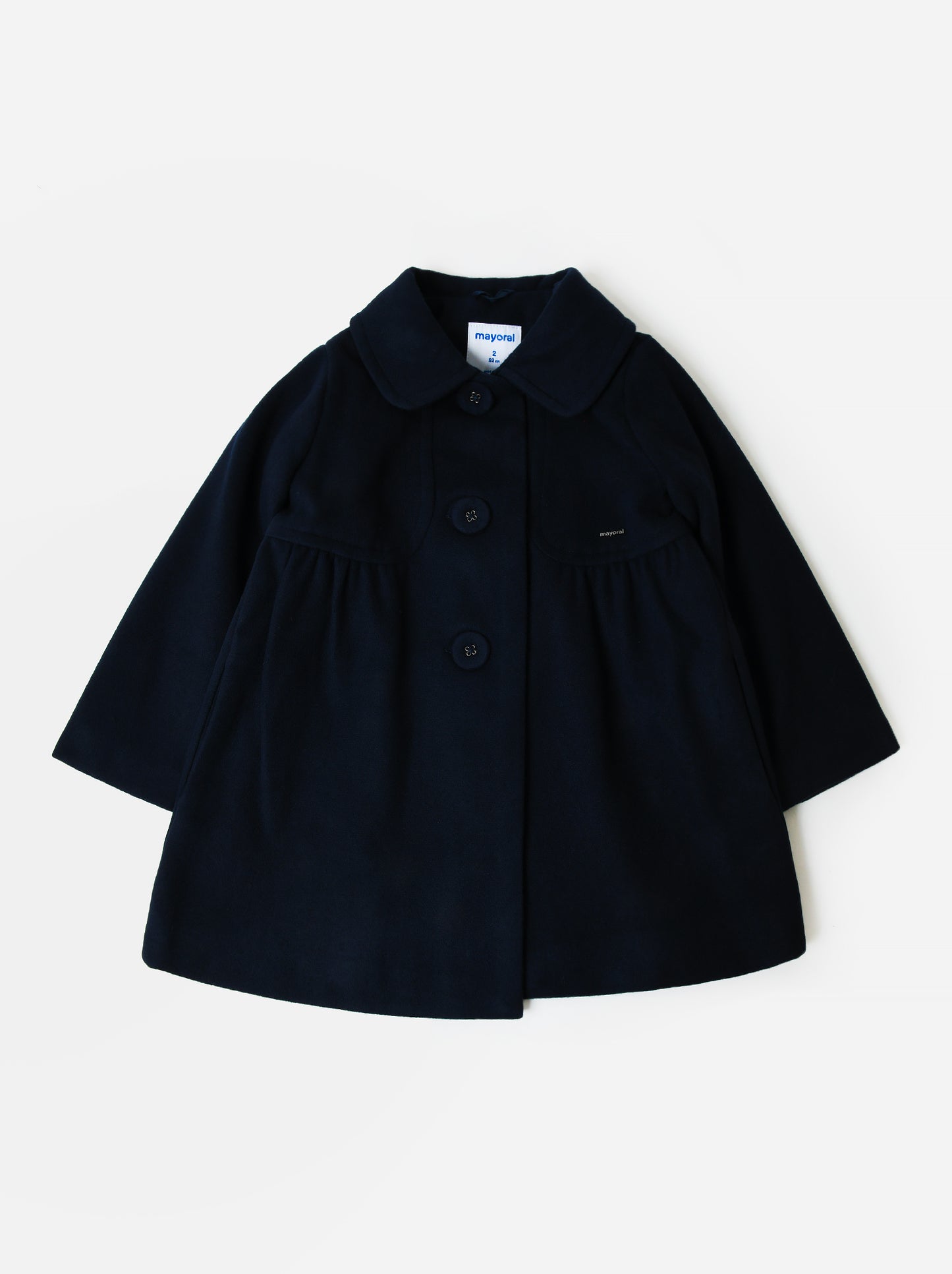 Mayoral Girls' Mouflon Coat - Saint Bernard