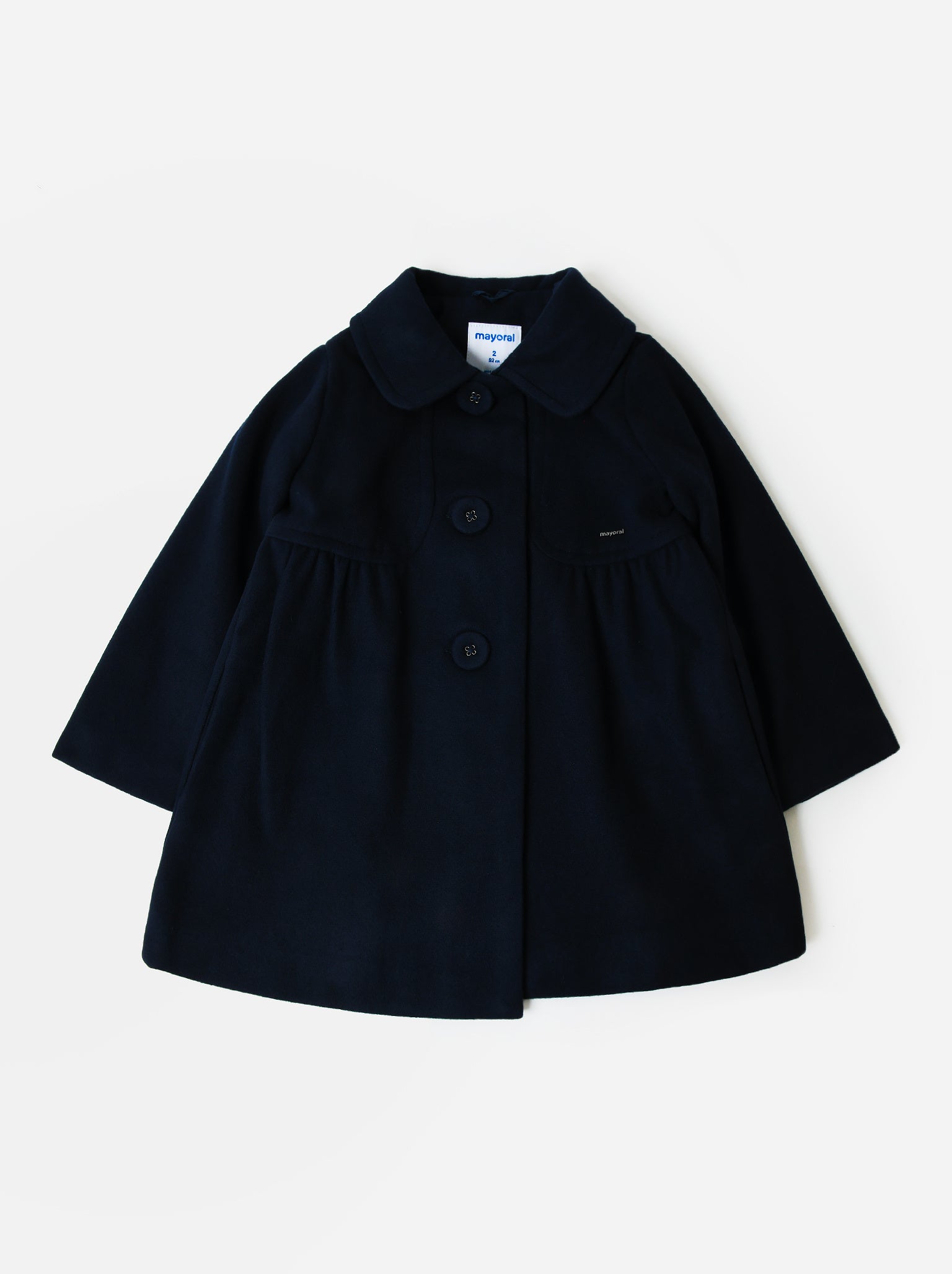 Mayoral Girls' Mouflon Coat - Saint Bernard