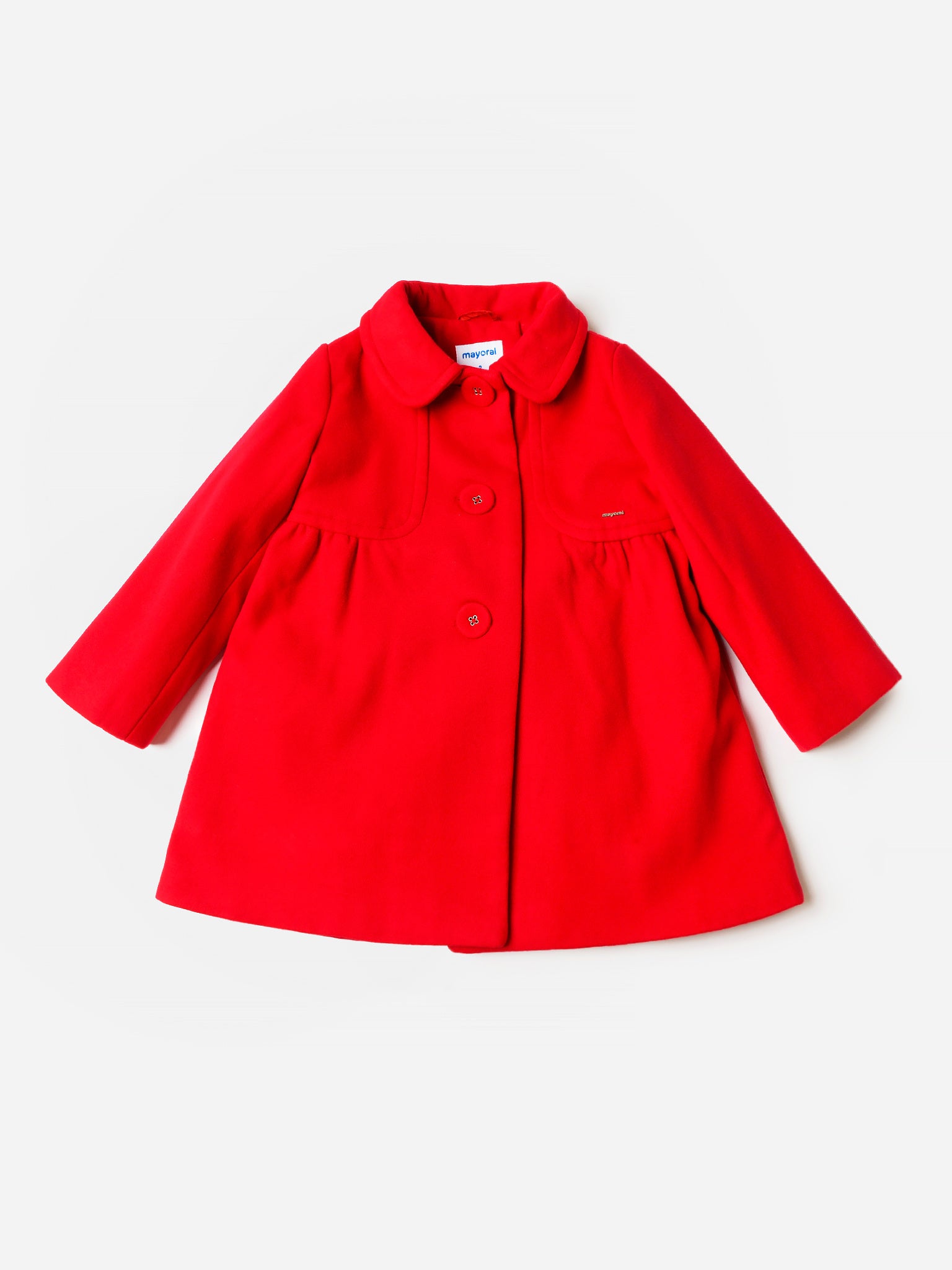 Mayoral Girls' Mouflon Coat - Saint Bernard