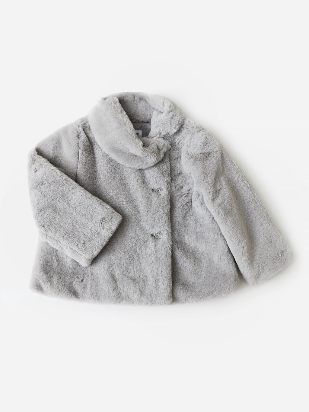 Mayoral Girls' Faux Fur Coat - Saint Bernard