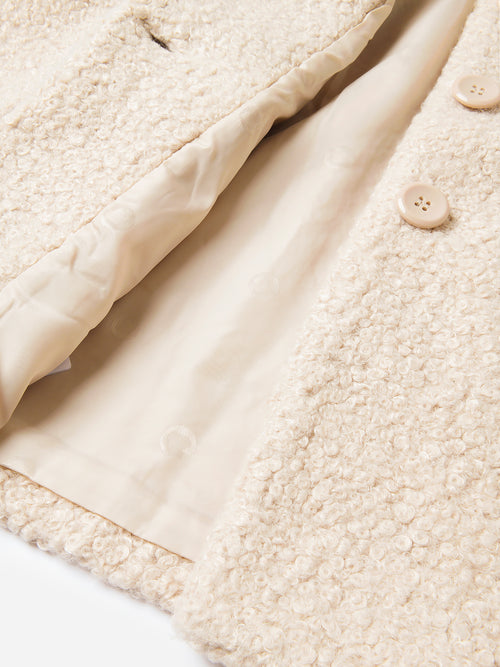 Mayoral Girls' Faux Shearling Coat