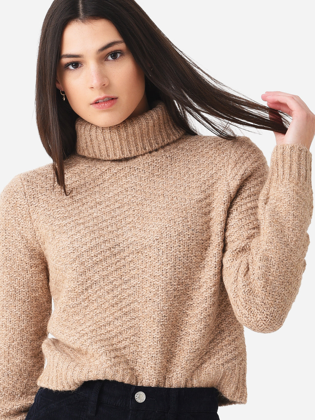 Line Women's Phoebe Turtleneck Sweater - Saint Bernard