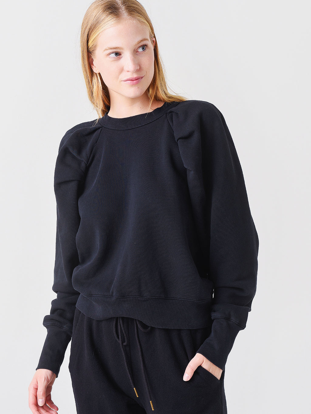 Citizens of Humanity Women's Cascade Sleeve Sweatshirt - Saint Bernard