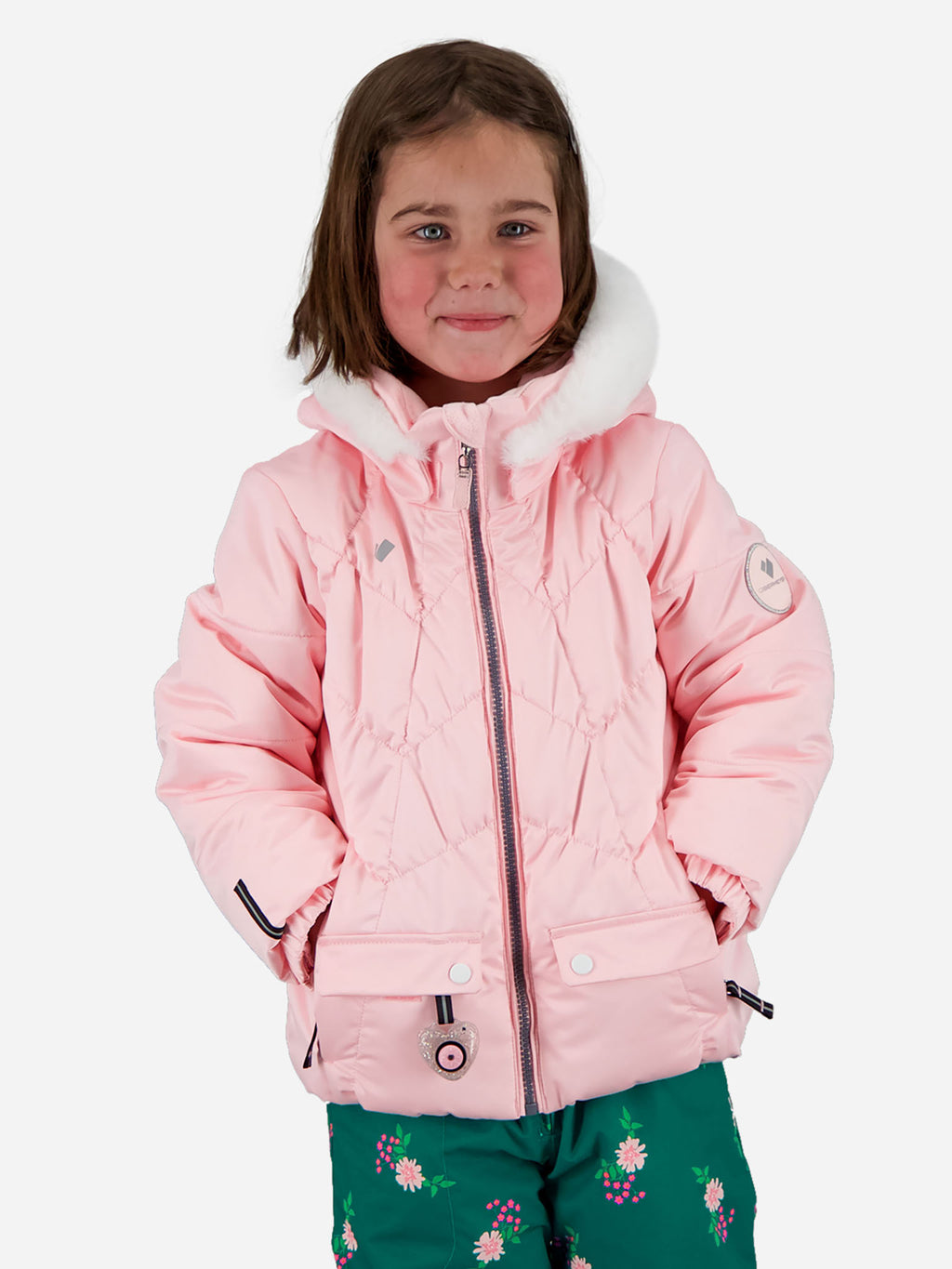 Obermeyer Girls' Roselet Jacket - Saint Bernard