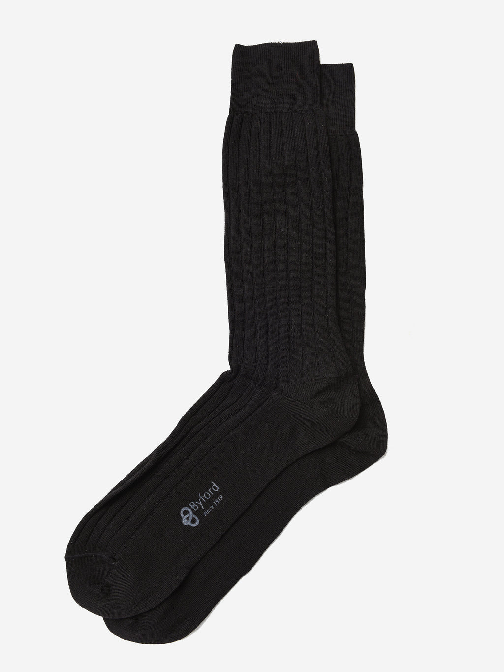 Byford Men's Superwash Solid Merino Wool Dress Sock - Saint Bernard