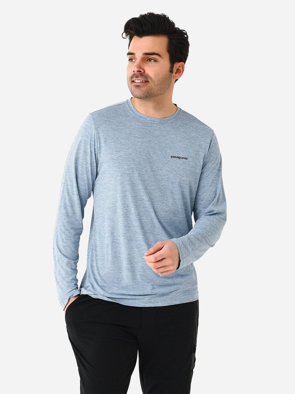Patagonia Men's Long Sleeve Capilene Cool Daily Fish Graphic Tee - Saint Bernard