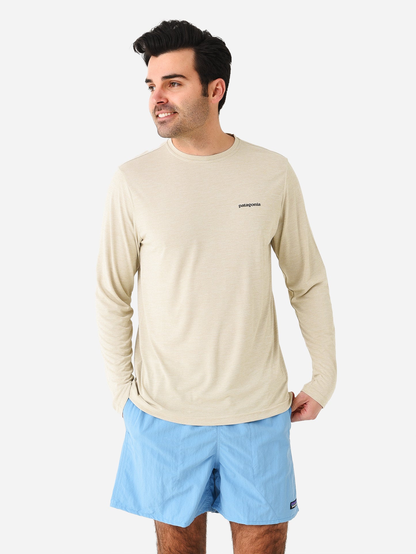 Patagonia Men's Long Sleeve Capilene Cool Daily Fish Graphic Tee