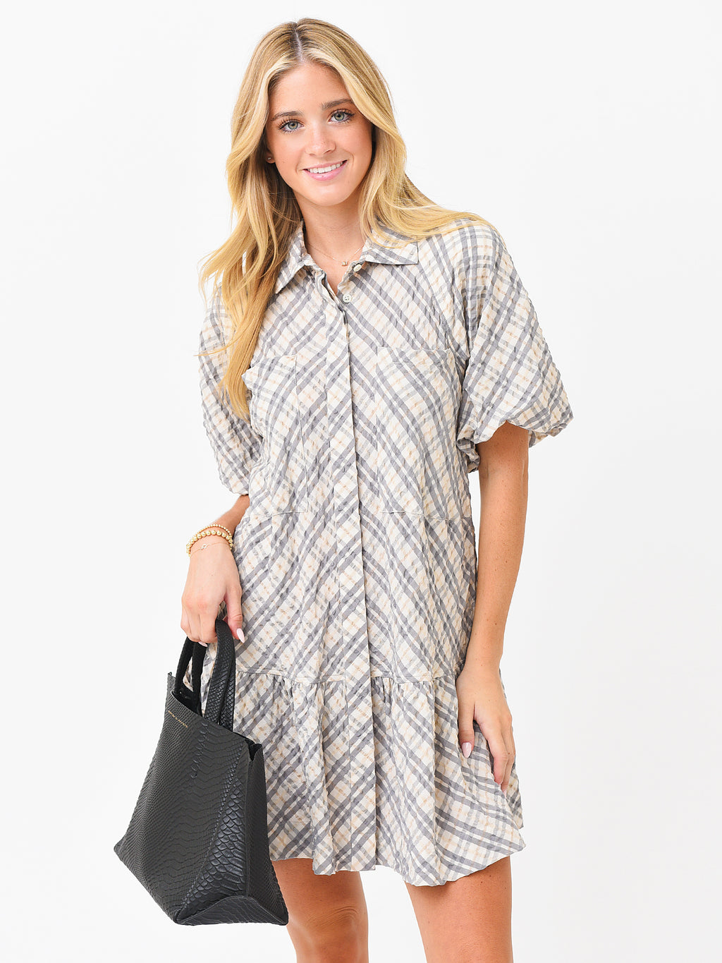 Jonathan Simkhai Women's Crissy Raglan Puff Sleeve Mini Dress - Saint Bernard