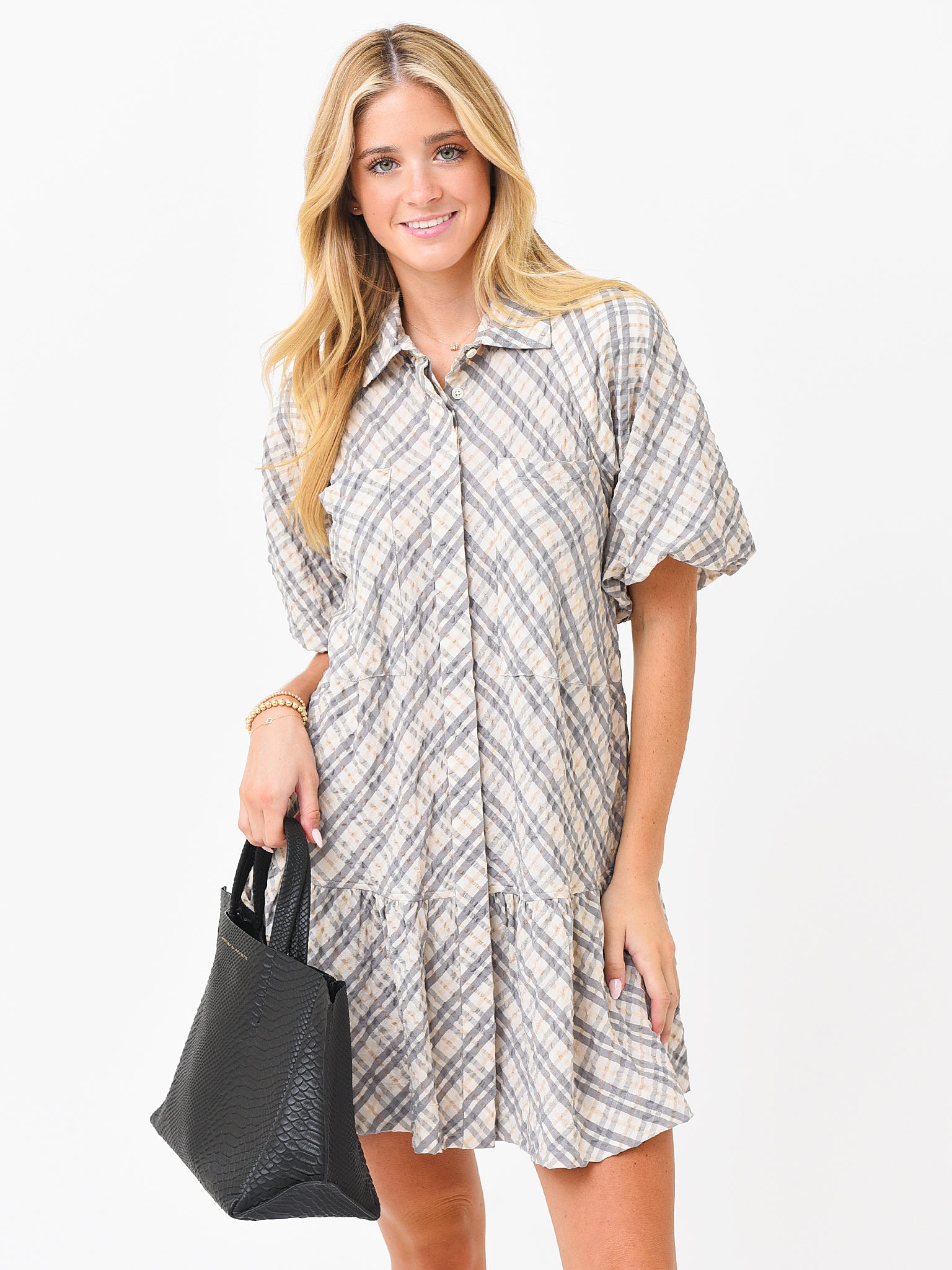 Jonathan Simkhai Women's Crissy Raglan Puff Sleeve Mini Dress - Saint Bernard