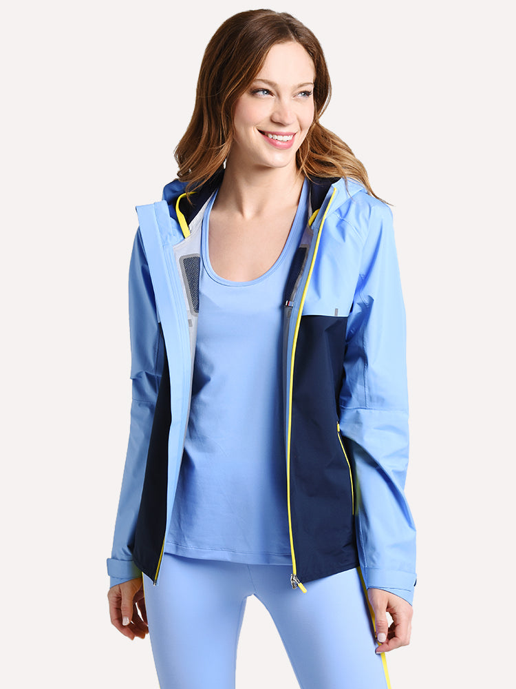Tory Sport Performance Double-Hooded Running Jacket - Saint Bernard