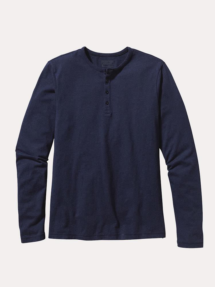 Patagonia Men's Long-Sleeved Daily Henley - Saint Bernard