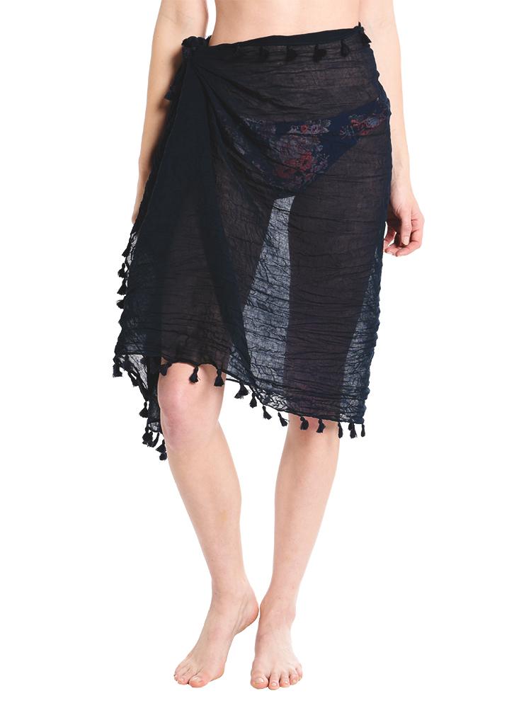 Seafolly Women's Cotton Gauze Sarong Cover-Up - Saint Bernard